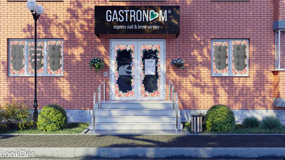 Gastronom Tver, 2 вариант, визуализация маникюрных кабинетов