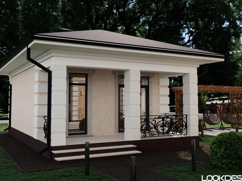 Экстерьер бани в ЖК Екатериновка